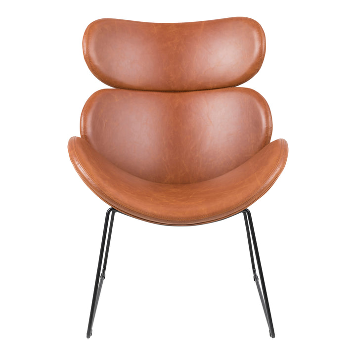 Cazar Lounge Chair in Brown - TidySpaces
