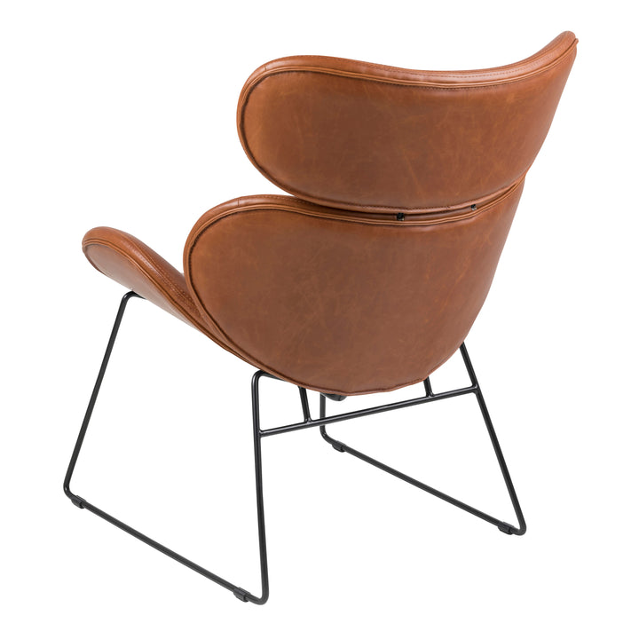 Cazar Lounge Chair in Brown - TidySpaces