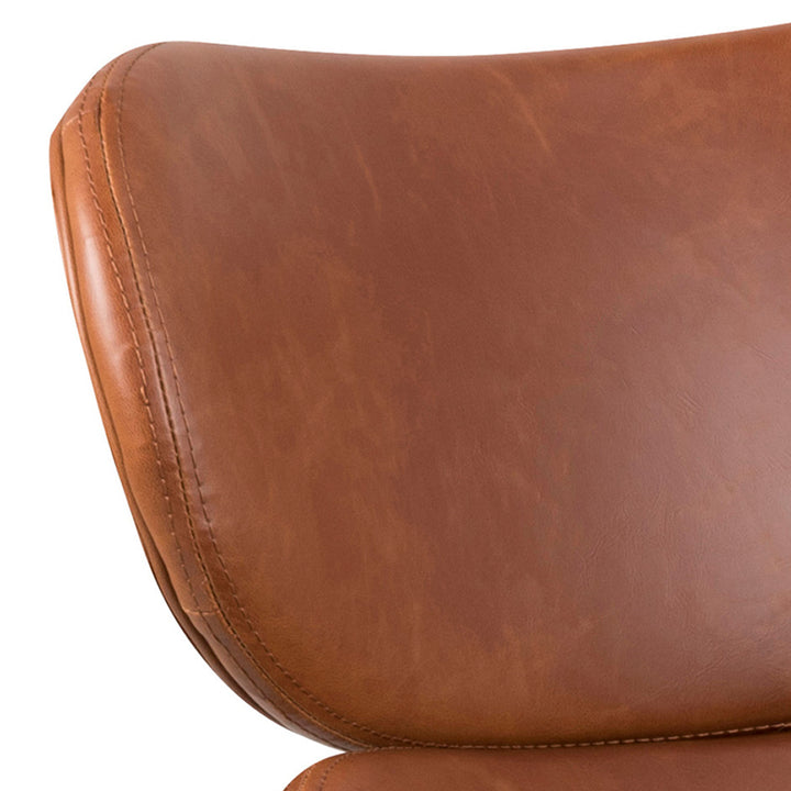 Cazar Lounge Chair in Brown - TidySpaces