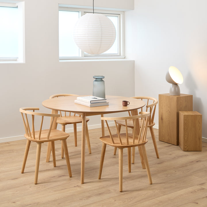 Ida Dining Chair in Oak Set of 2 - TidySpaces