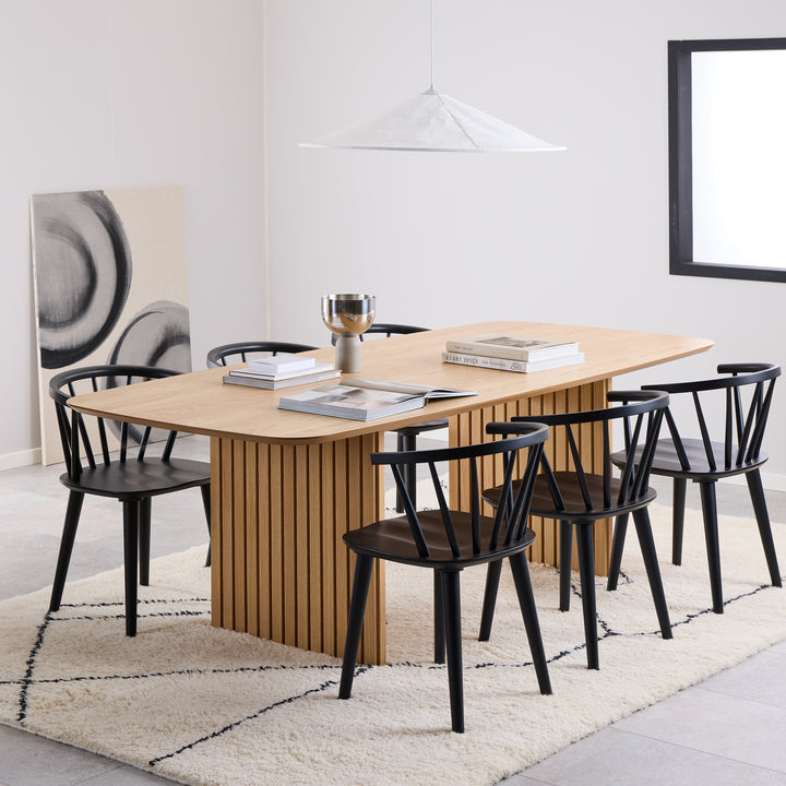 Ida Dining Chair in Black Set of 2 - TidySpaces