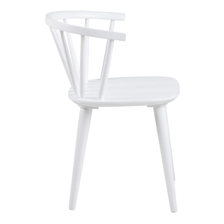 Ida Dining Chair in White Set of 2 - TidySpaces