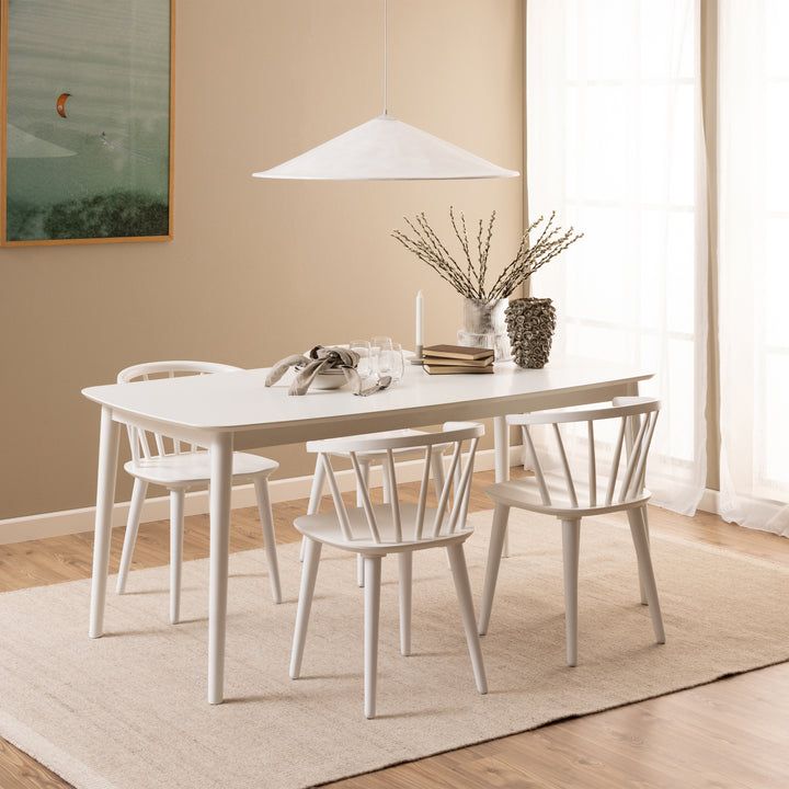 Ida Dining Chair in White Set of 2 - TidySpaces
