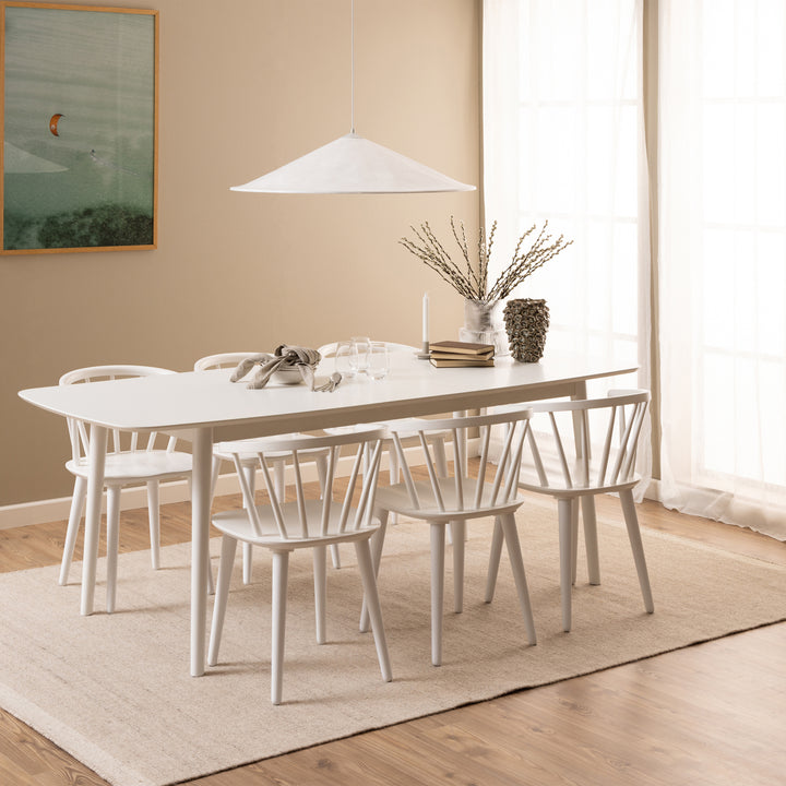 Ida Dining Chair in White Set of 2 - TidySpaces