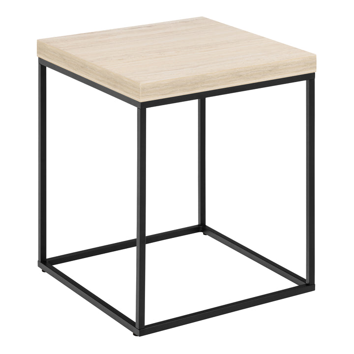 Barossa Coffee Table in Black and Light Oak 40cm - TidySpaces