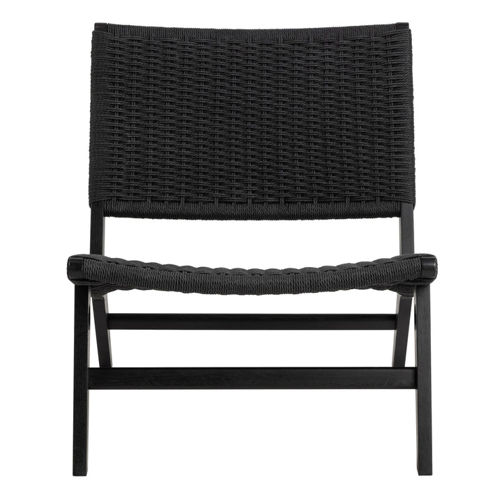 Carson Lounge Chair in Black - TidySpaces