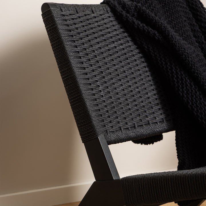Carson Lounge Chair in Black - TidySpaces