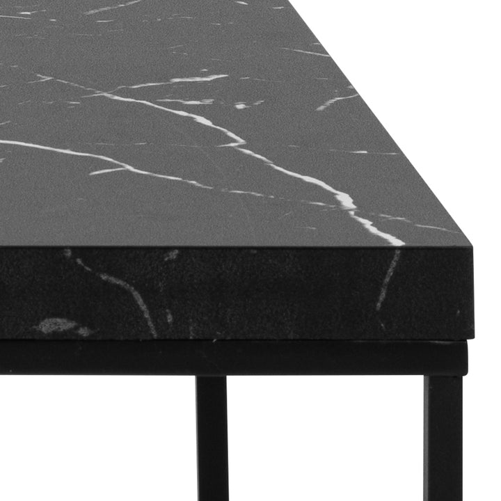 Barossa Coffee Table with Black Marble Effect - TidySpaces