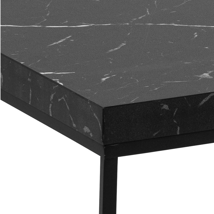 Barossa Coffee Table with Black Marble Effect - TidySpaces