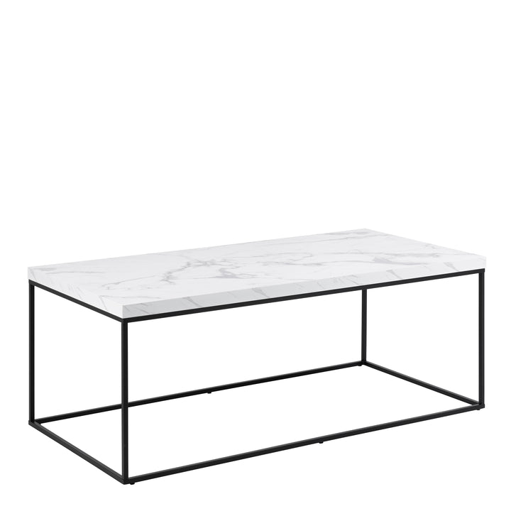 Barossa Coffee Table with White Marble Effect - TidySpaces