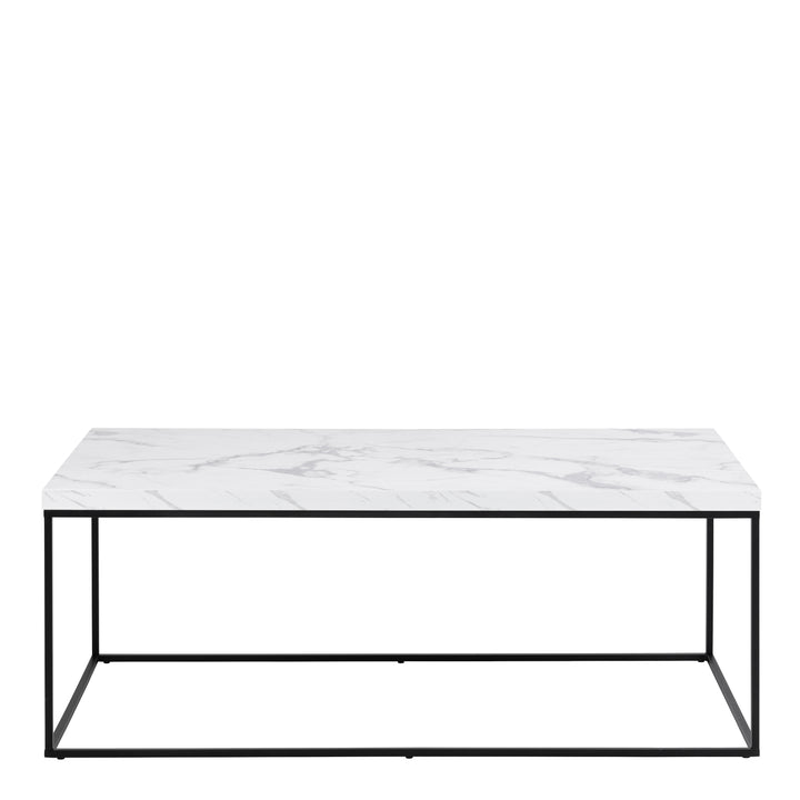 Barossa Coffee Table with White Marble Effect - TidySpaces