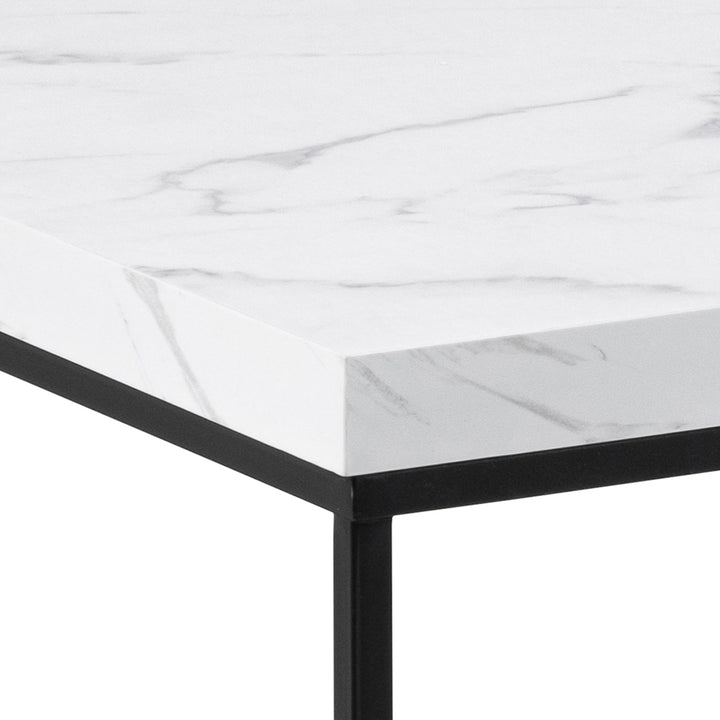 Barossa Coffee Table with White Marble Effect - TidySpaces