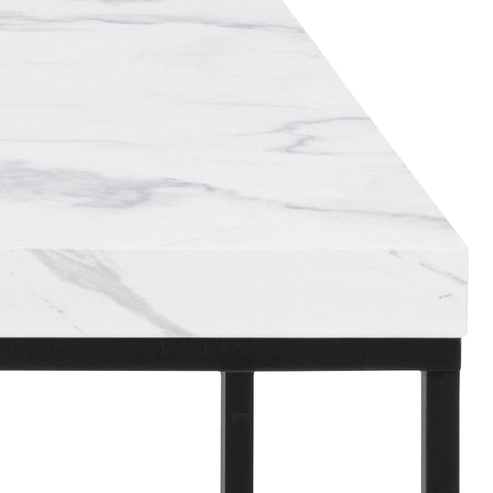 Barossa Coffee Table with White Marble Effect - TidySpaces