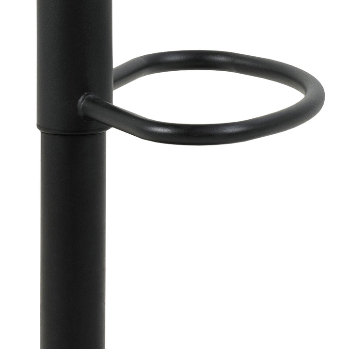 Brooke Swivel Bar Stool with Height Adjustable Function in Taupe. - TidySpaces