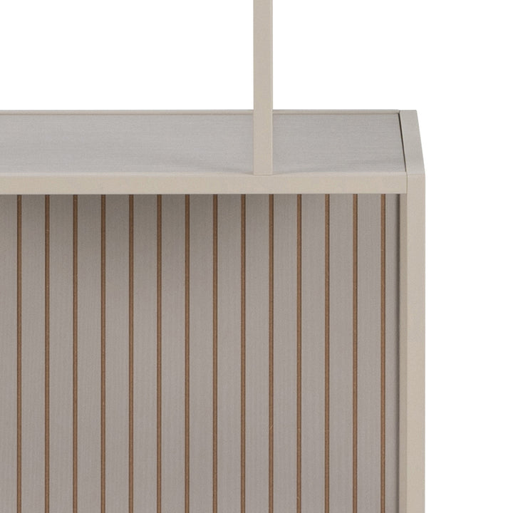 Seaford Tall Grey Metal Bookcase with 5 Shelves - TidySpaces