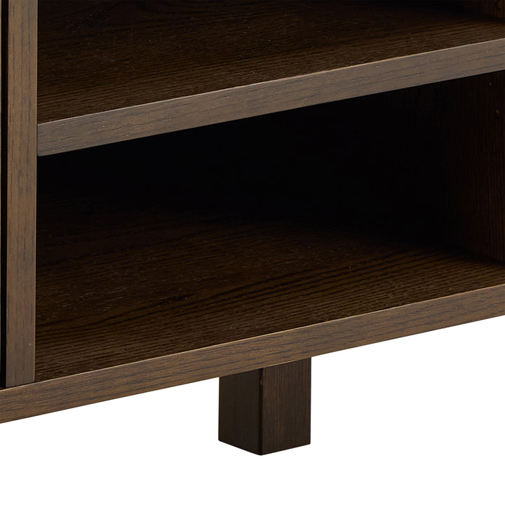 Southampton TV Unit 2 Doors 1 Shelf in Ceramic Cream