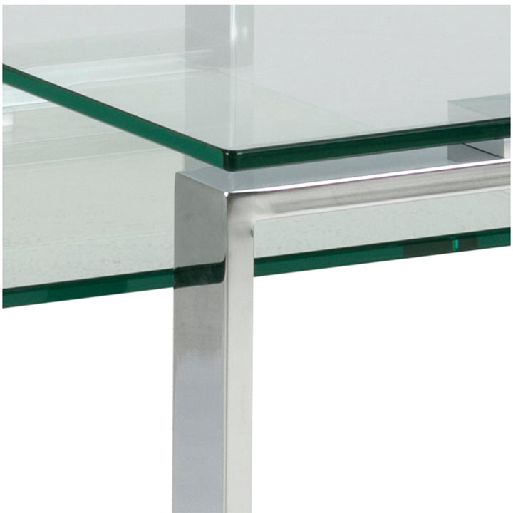 Katrine Coffee Table Set with Glass Top - TidySpaces