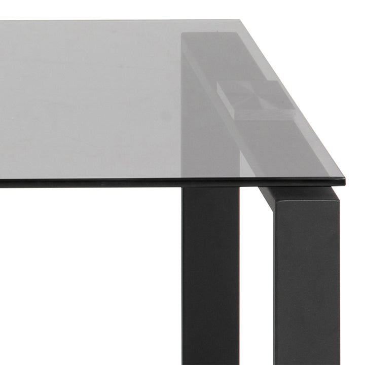 Katrine Coffee Table Set with Smoked Glass Top - TidySpaces