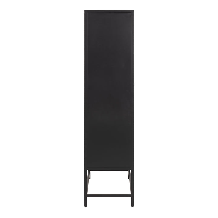 Newcastle 2 Door Cabinet in Matt Black - TidySpaces