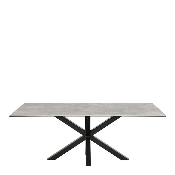 Heaven Dining Table with Ceramic Grey Top - TidySpaces
