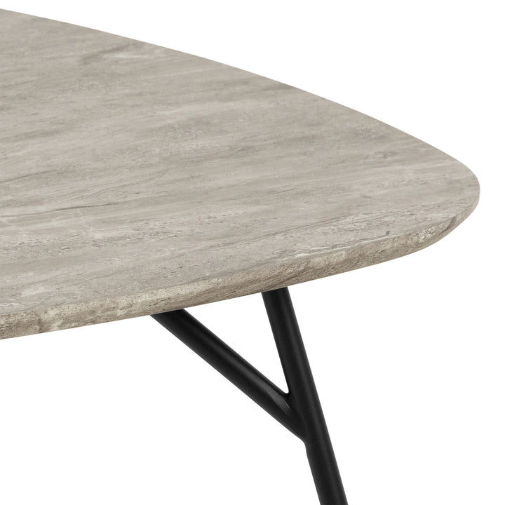 Caracas Coffee Table with Grey Marble Effect - TidySpaces