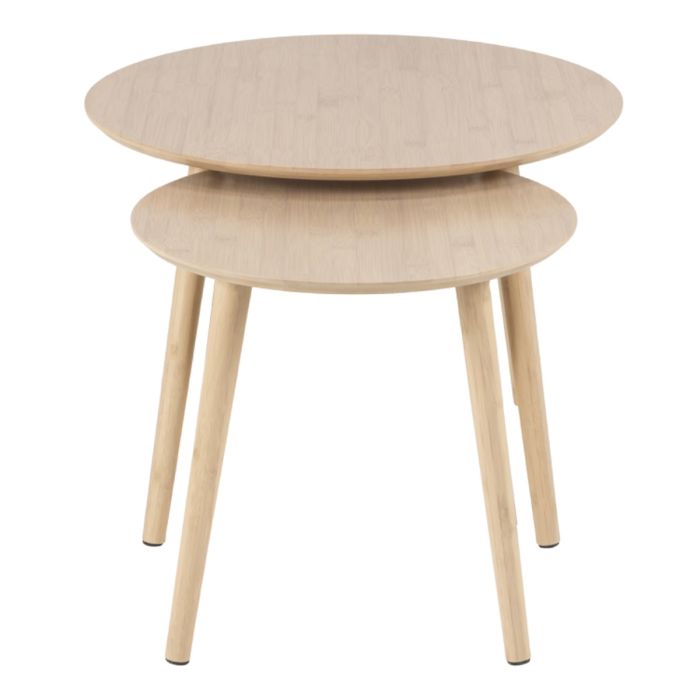 Roslin Coffee Table Set in Bamboo - TidySpaces