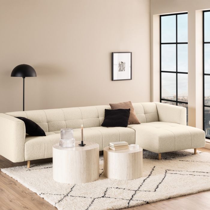 Dice Coffee Table Set in Light Oak - TidySpaces