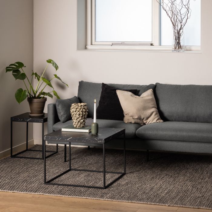 Barossa Coffee Table with Black Marble Effect - TidySpaces
