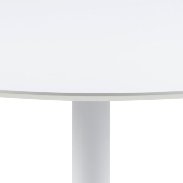 Ibiza Round Dining Table in White - TidySpaces