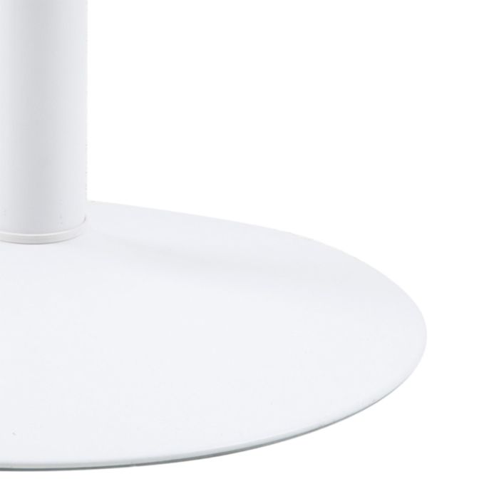Ibiza Round Dining Table in White - TidySpaces