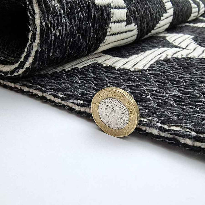 Cotton Rugs Trellis Pattern with Tassels