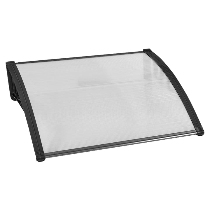 Door Canopy Awning Shelter Front Back Porch Window Roof Outdoor Shade 100*100CM - TidySpaces