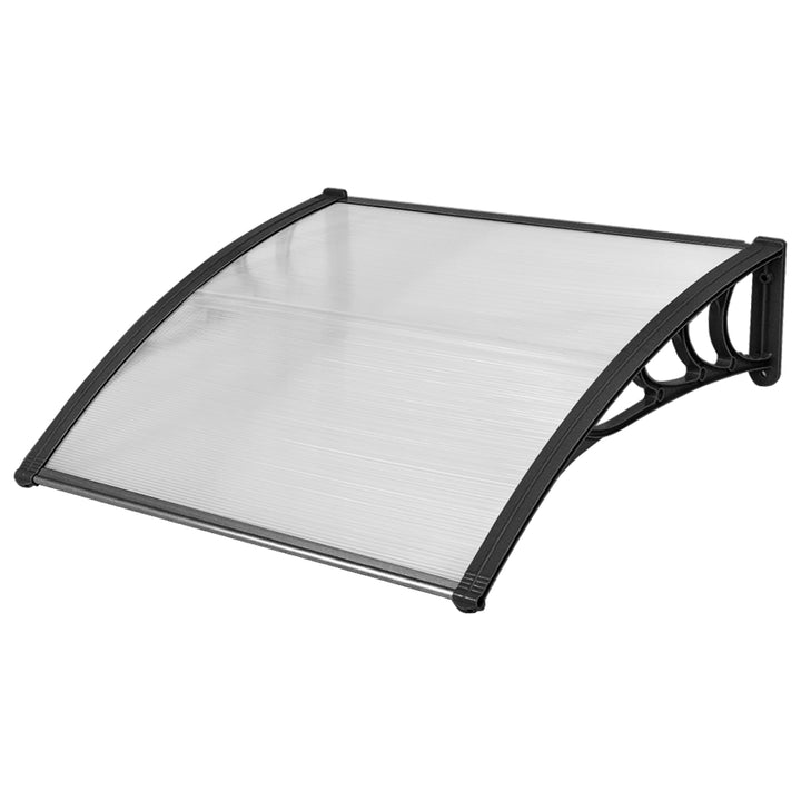 Door Canopy Awning Shelter Front Back Porch Window Roof Outdoor Shade 100*100CM - TidySpaces
