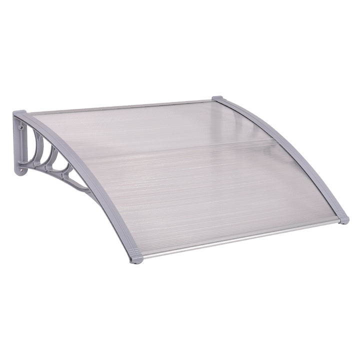 Door Canopy Awning Shelter Front Back Porch Window Roof Outdoor Shade 100*100CM - TidySpaces