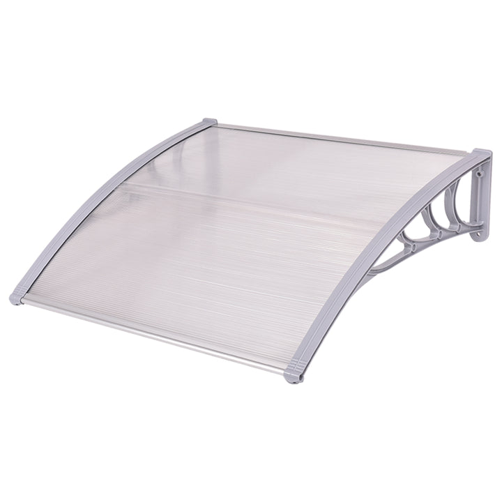 Door Canopy Awning Shelter Front Back Porch Window Roof Outdoor Shade 100*100CM - TidySpaces