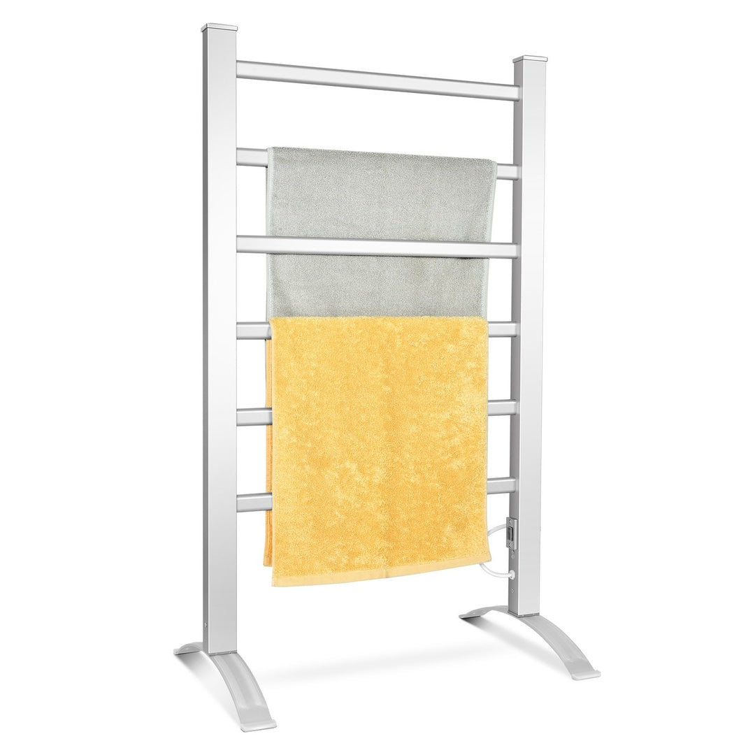 2-in-1 Electric Towel Warmer with 6 Bars - TidySpaces