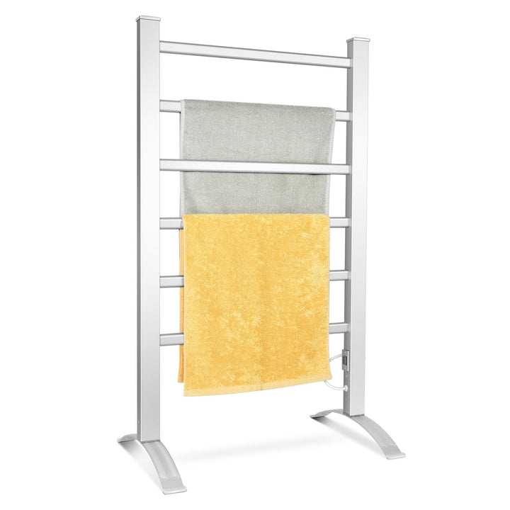 2-in-1 Electric Towel Warmer with 6 Bars - TidySpaces