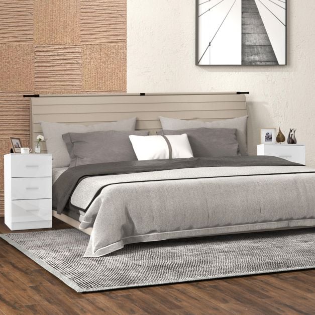 3 Drawer Wooden Dresser Cabinet with Anti Toppling Device - TidySpaces