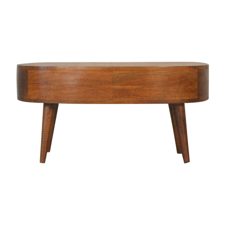 Chestnut Wave Coffee Table - TidySpaces