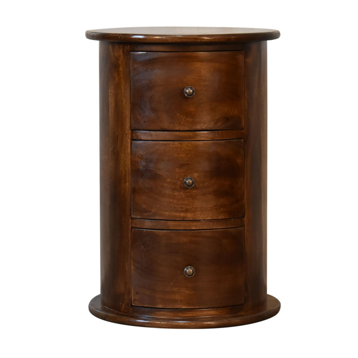 3 Drawer Chestnut Drum - TidySpaces