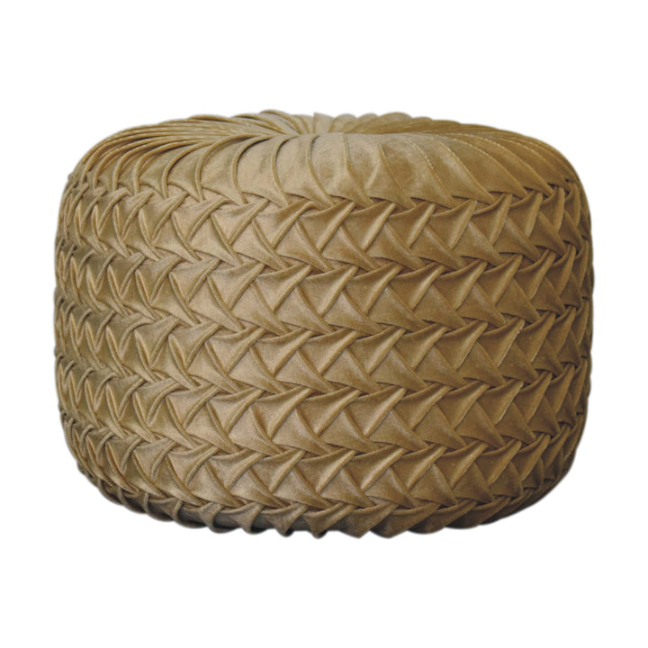 Ochre Hart Pouffe - TidySpaces