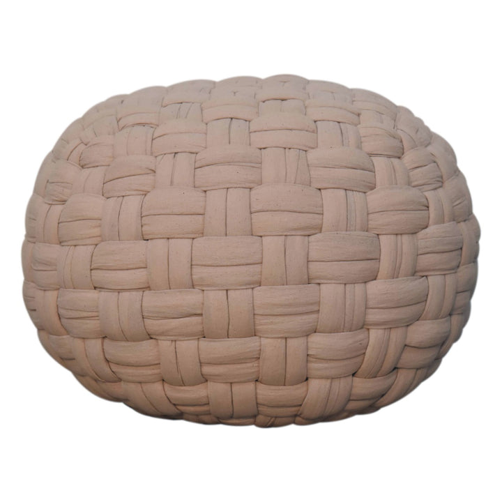Tube Pouffe Cream - TidySpaces