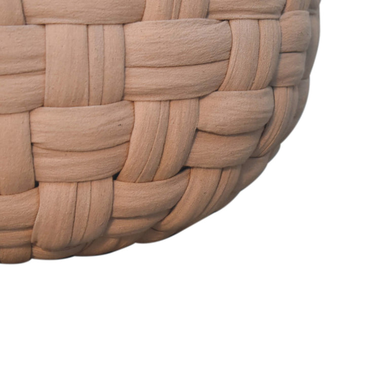 Tube Pouffe Cream - TidySpaces