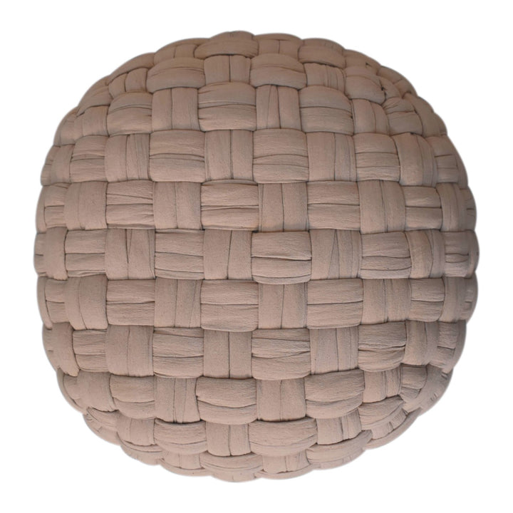 Tube Pouffe Cream - TidySpaces