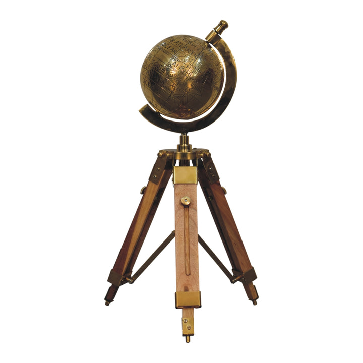 Brass Antique Tripod Globe - TidySpaces