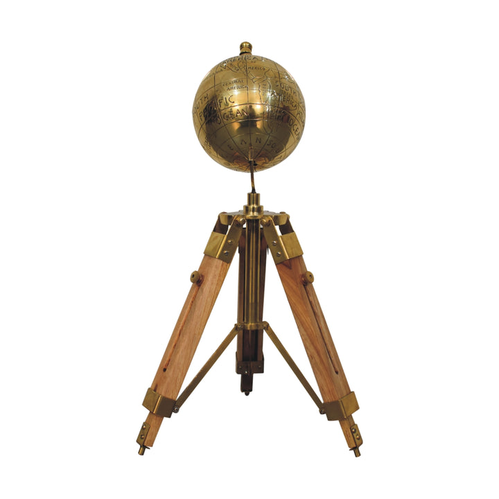 Brass Antique Tripod Globe - TidySpaces