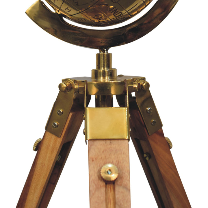 Brass Antique Tripod Globe - TidySpaces