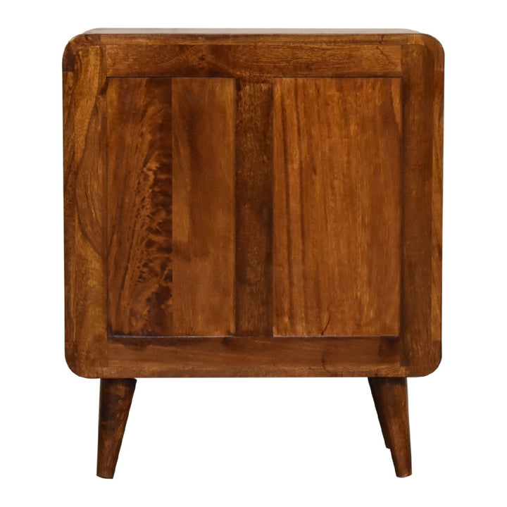Mini Curved Chestnut Chest - TidySpaces