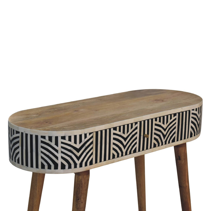 Edessa Bone Inlay Console Table - TidySpaces