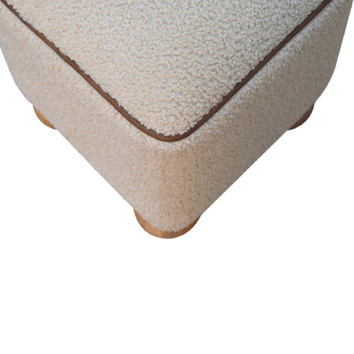 Serenity Footstool with Ball Feet - TidySpaces
